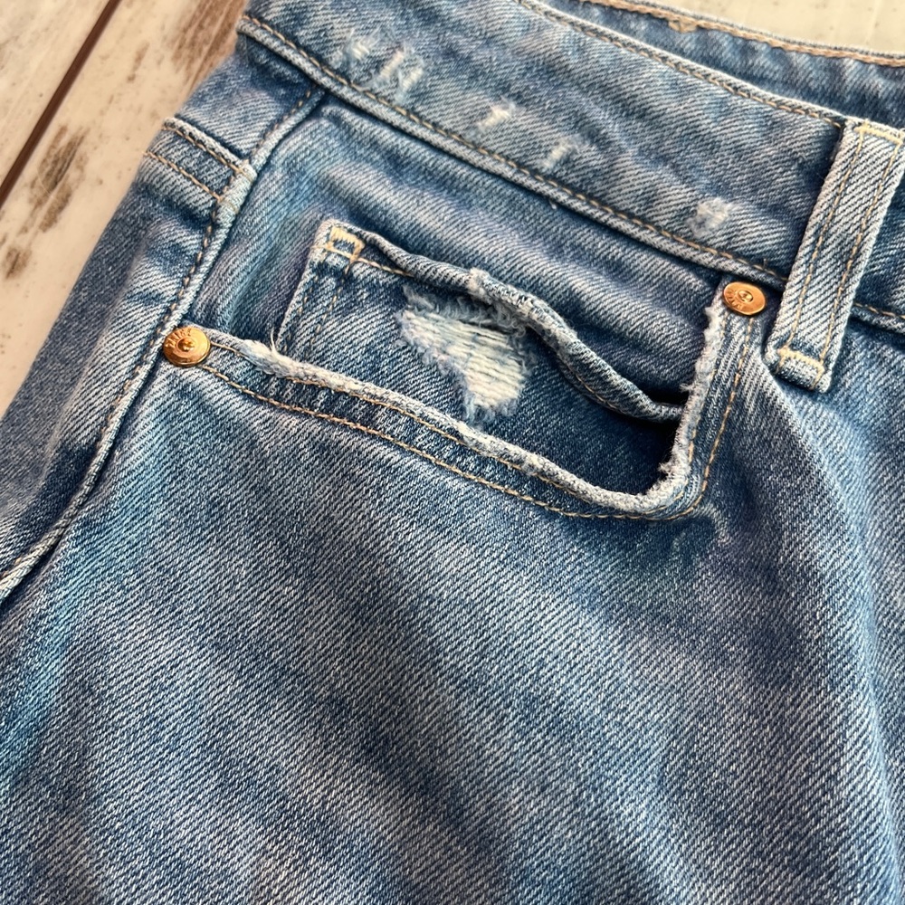 Paige Sarah Slim High Rise Straight Leg Jeans - Size 27 - Picture 9 of 16